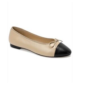 Tiffany & Fred Two-Tone Flats with Bow